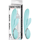 VIBES OF NEW YORK HEAT-UP PLEASURE MASSAGER-AQUA